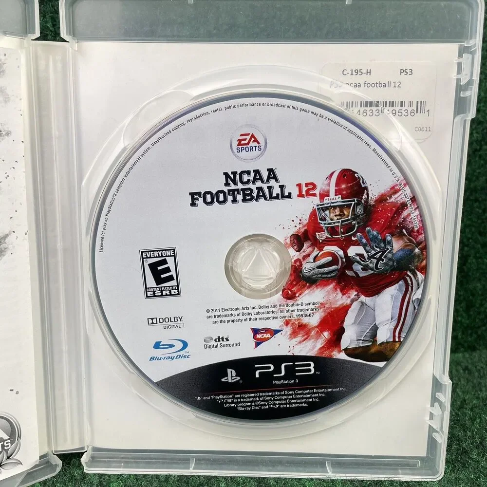 NCAA Football 12 (Sony Playstation 3, 2011) PS3 + Manual + Case